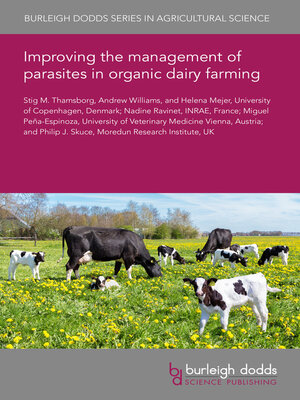cover image of Improving the management of parasites in organic dairy farming